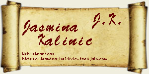 Jasmina Kalinić vizit kartica